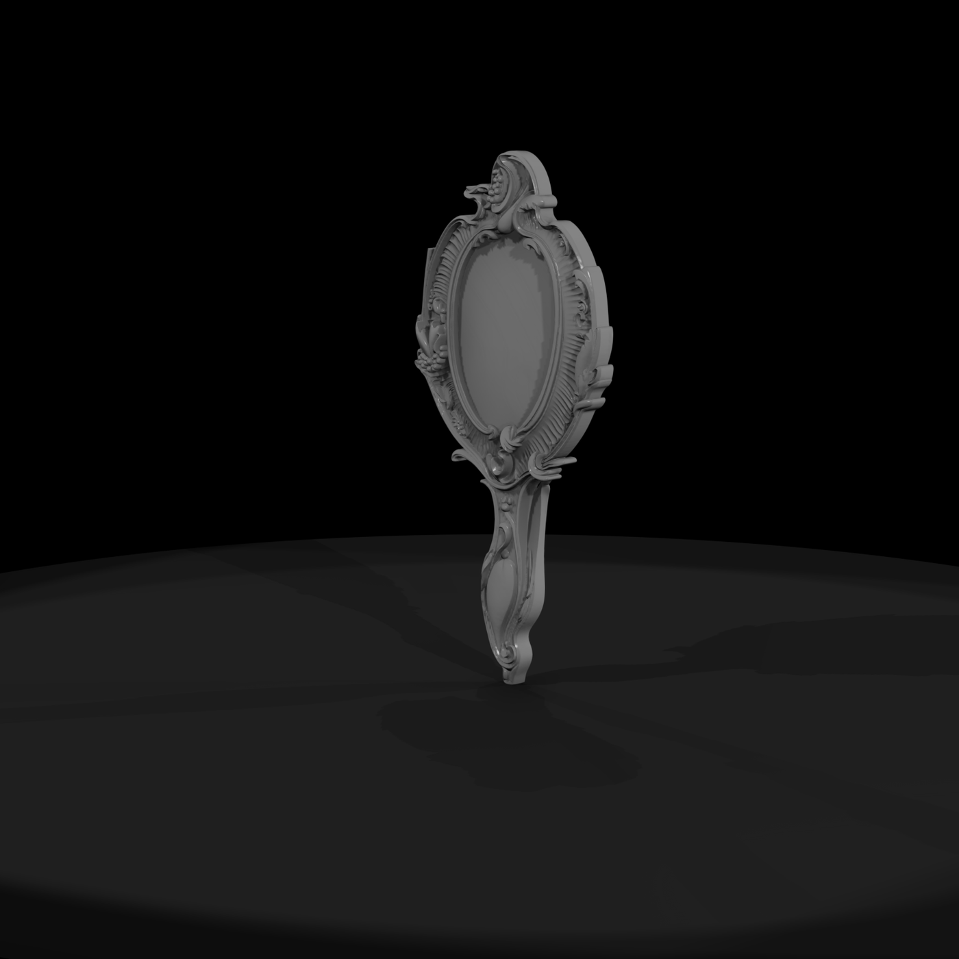 Rococo Hand Mirror — Ornate Vanity Mirror