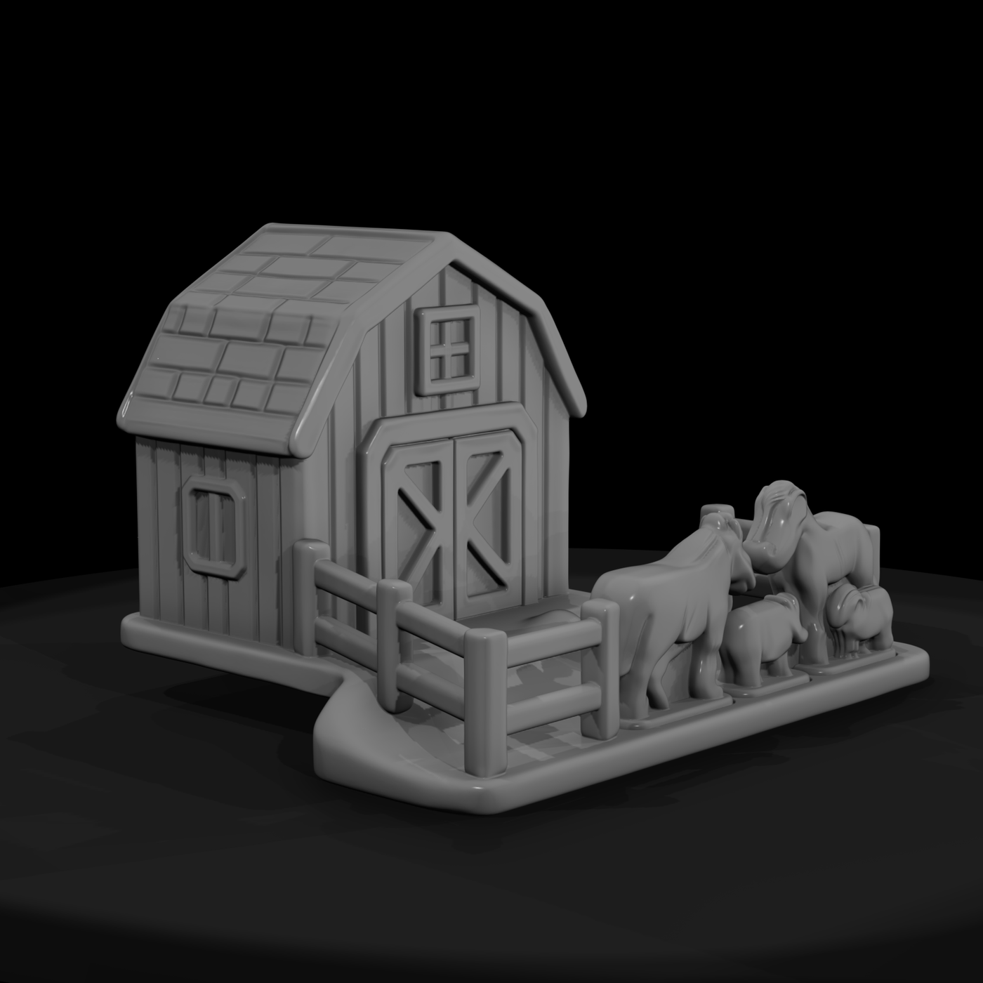 Mr Toyprops 100 001 075 Toy Farm Playset