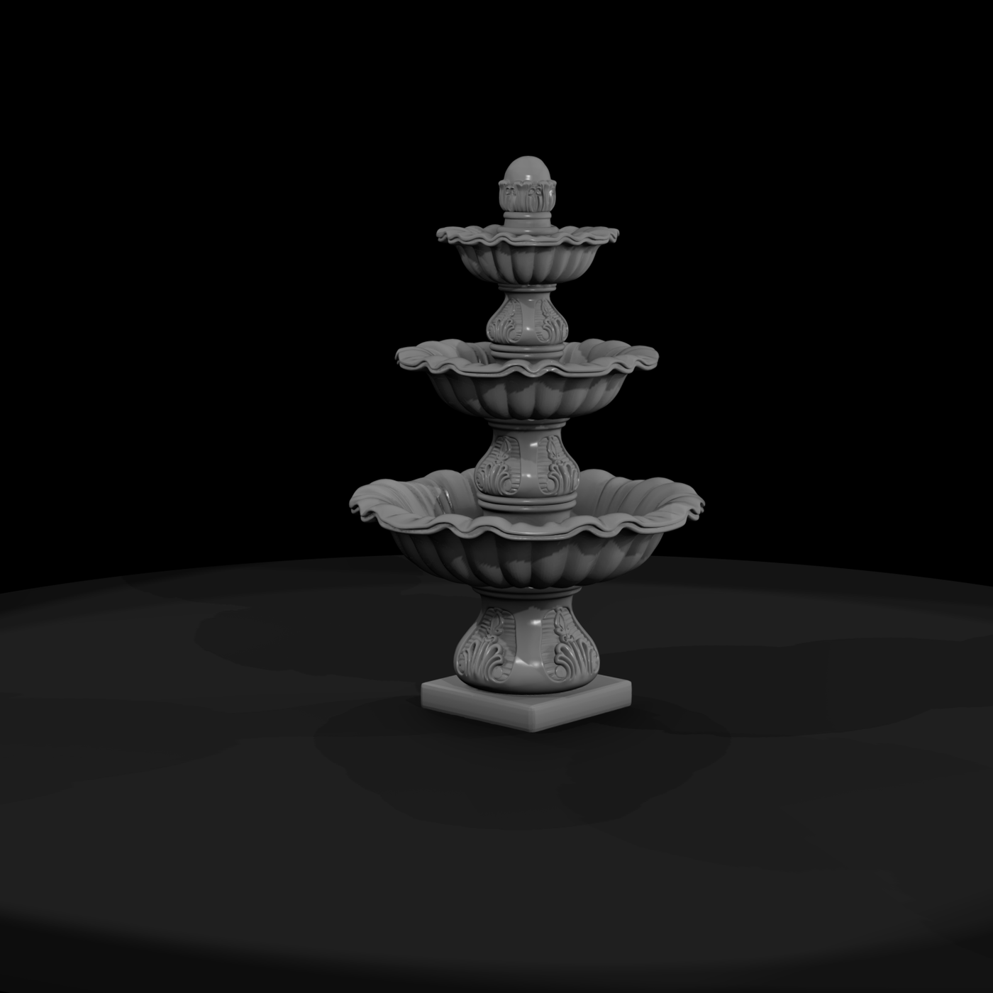 Three-Tier Garden Fountain