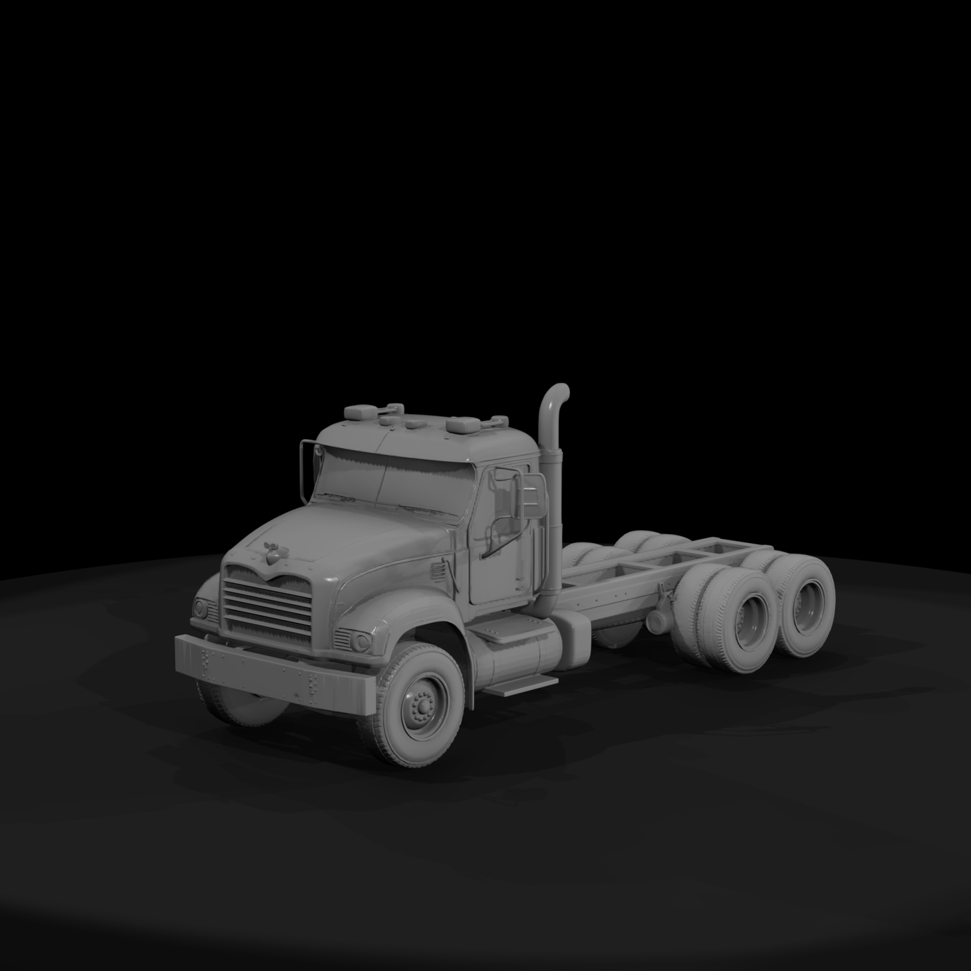 Heavy Semi Truck Tractor — & Layouts