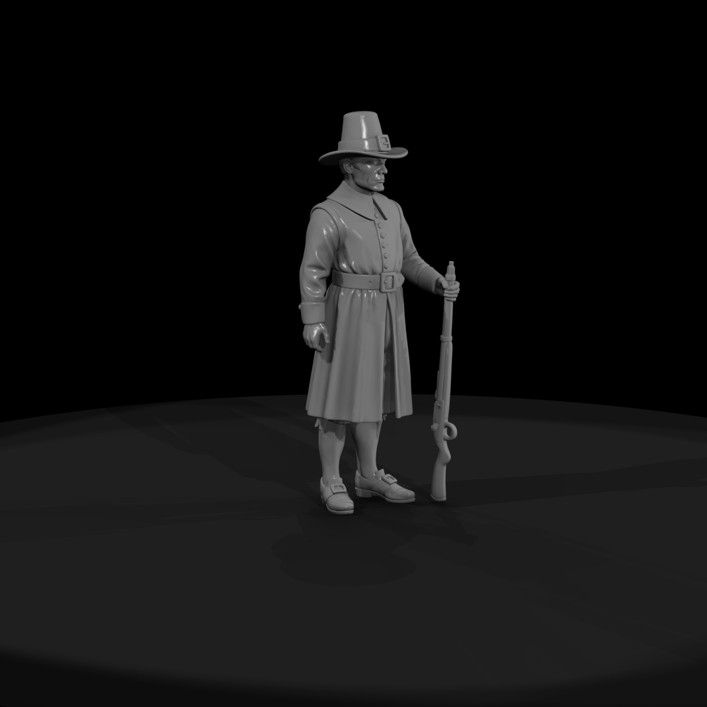 Colonial Pilgrim with Musket