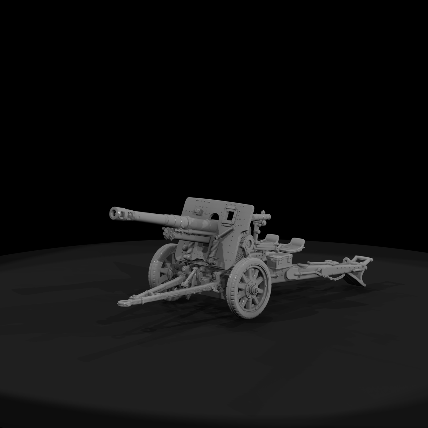 Mil 105 Ww2 Pacific 75Mm Field Gun