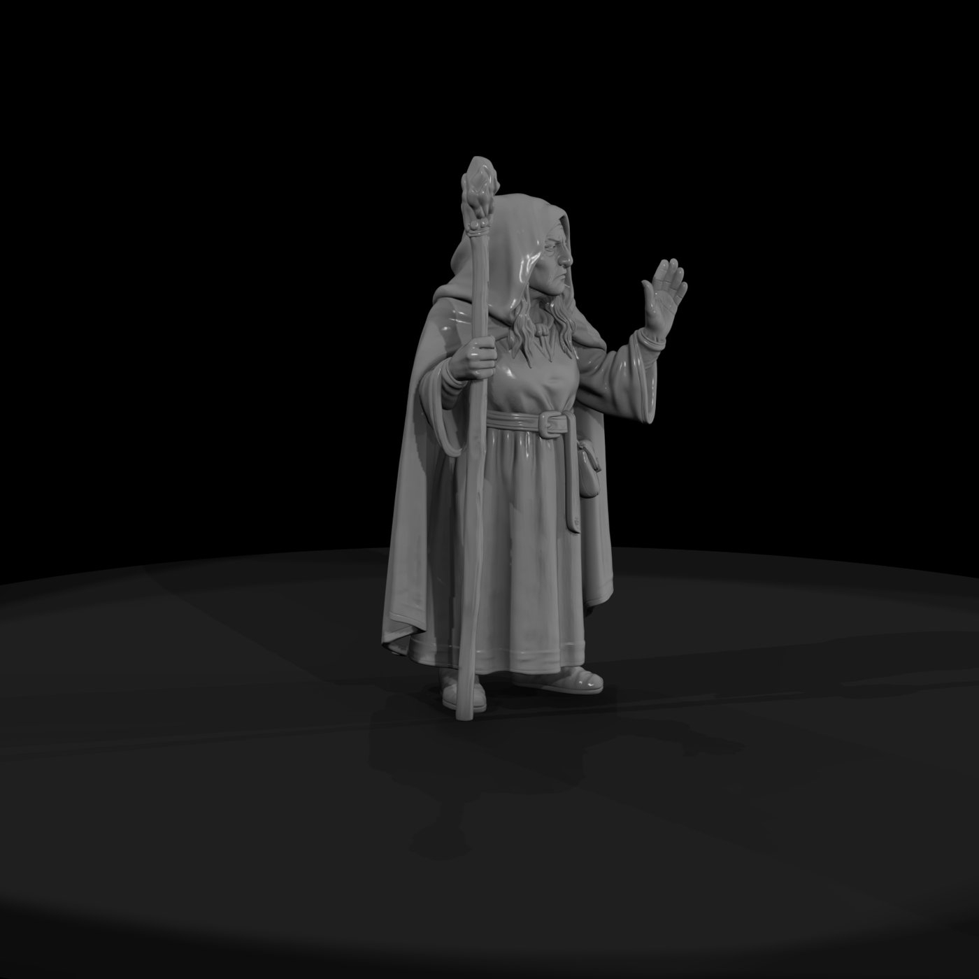 Myth 0337 Mythology Volva Seeress Miniature Figure