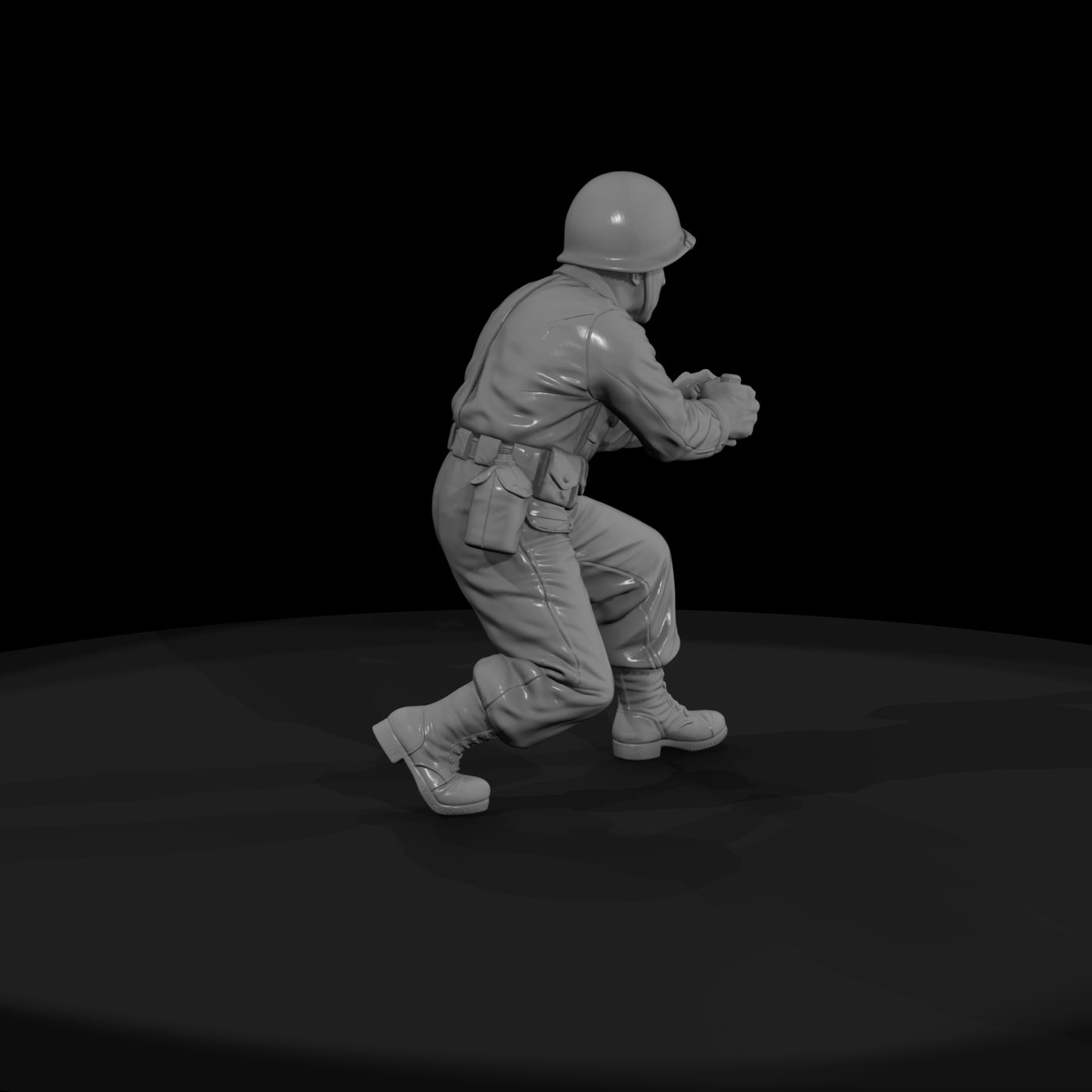 Ww2 Army 008 Wwii U S Army Artillery Crewman Figur