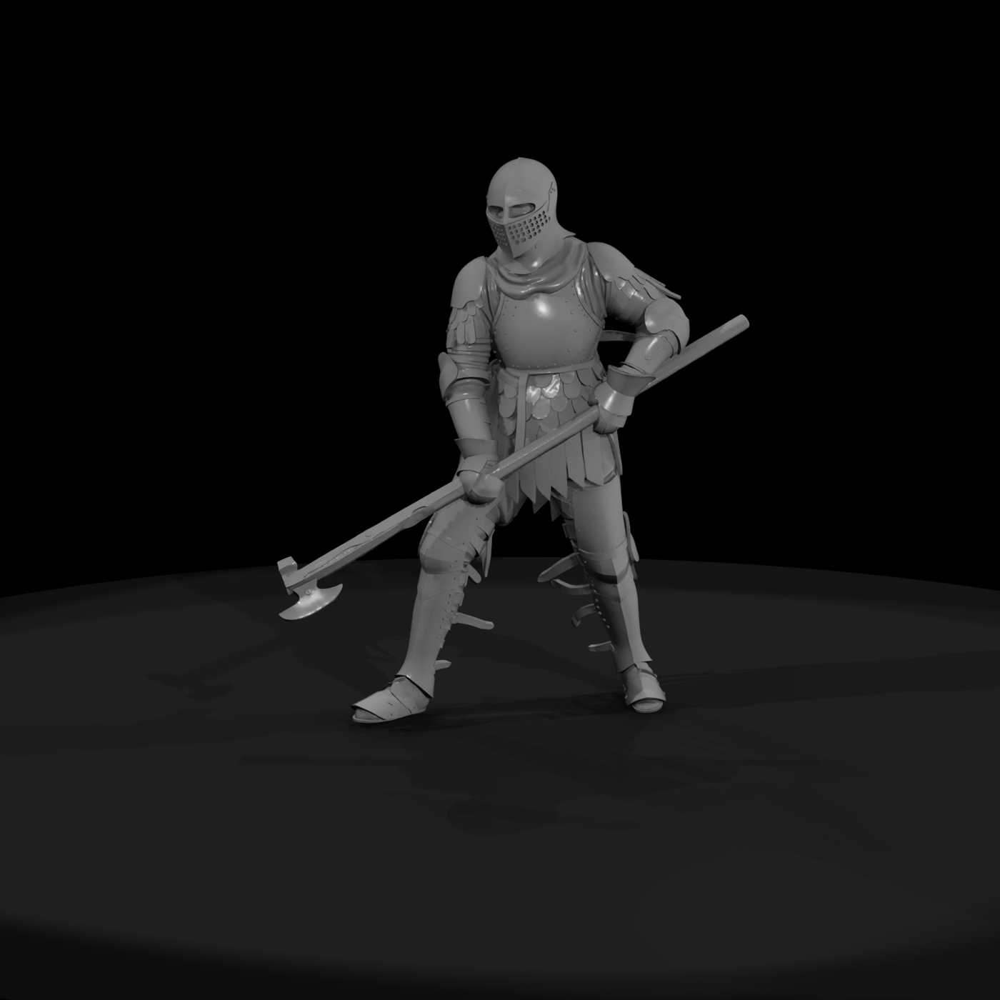 Medieval Full-Plate Knight