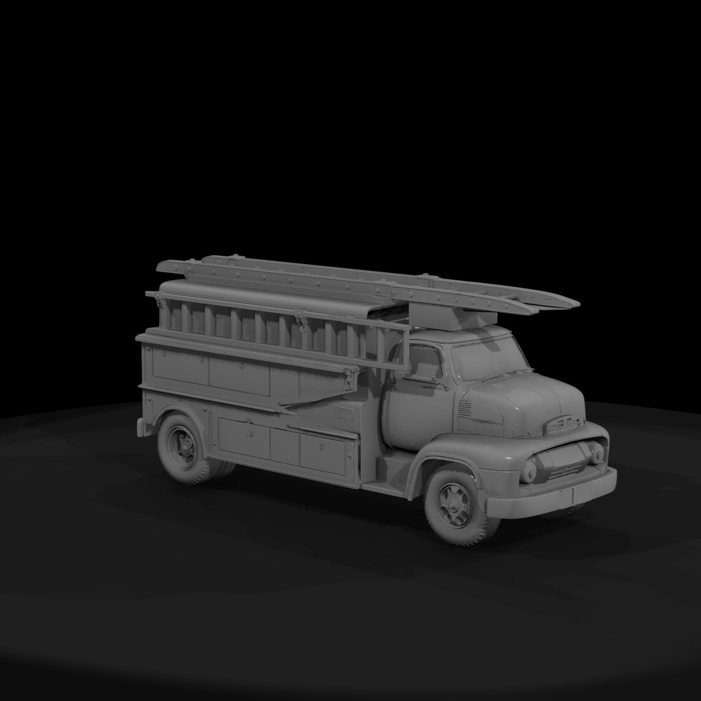 1950s Cab-Over Utility Truck
