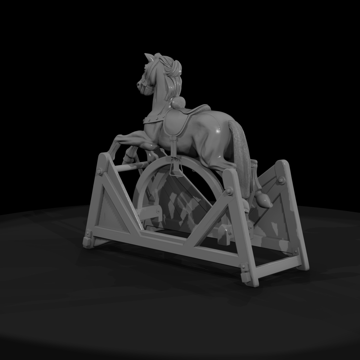 Stylized Rocking Horse & Model Railways