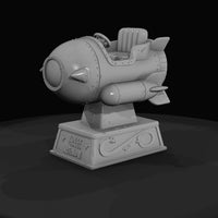 mid-20th-century-style-coin-operated-rocket-ride — thumbnail 2
