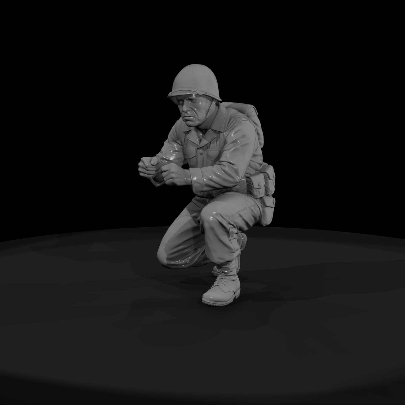 Ww2 Usmc 065 Wwii U S Marine Corps Machine Gunner