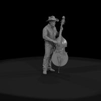 bluegrass-band-upright-bass-3d — thumbnail 4
