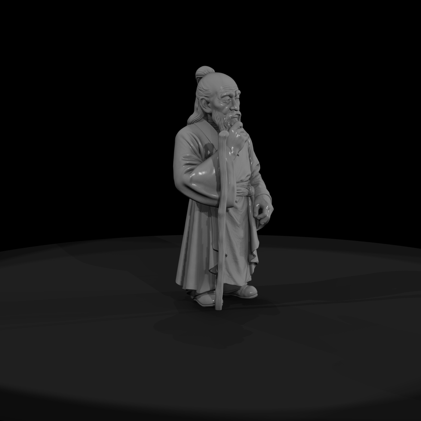 Hist 0049 Historical Laozi Miniature Figure