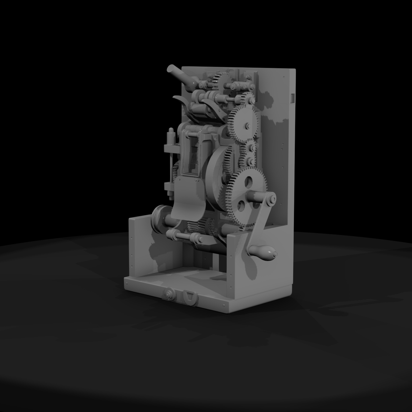 Stylized Vintage Gear Mechanism