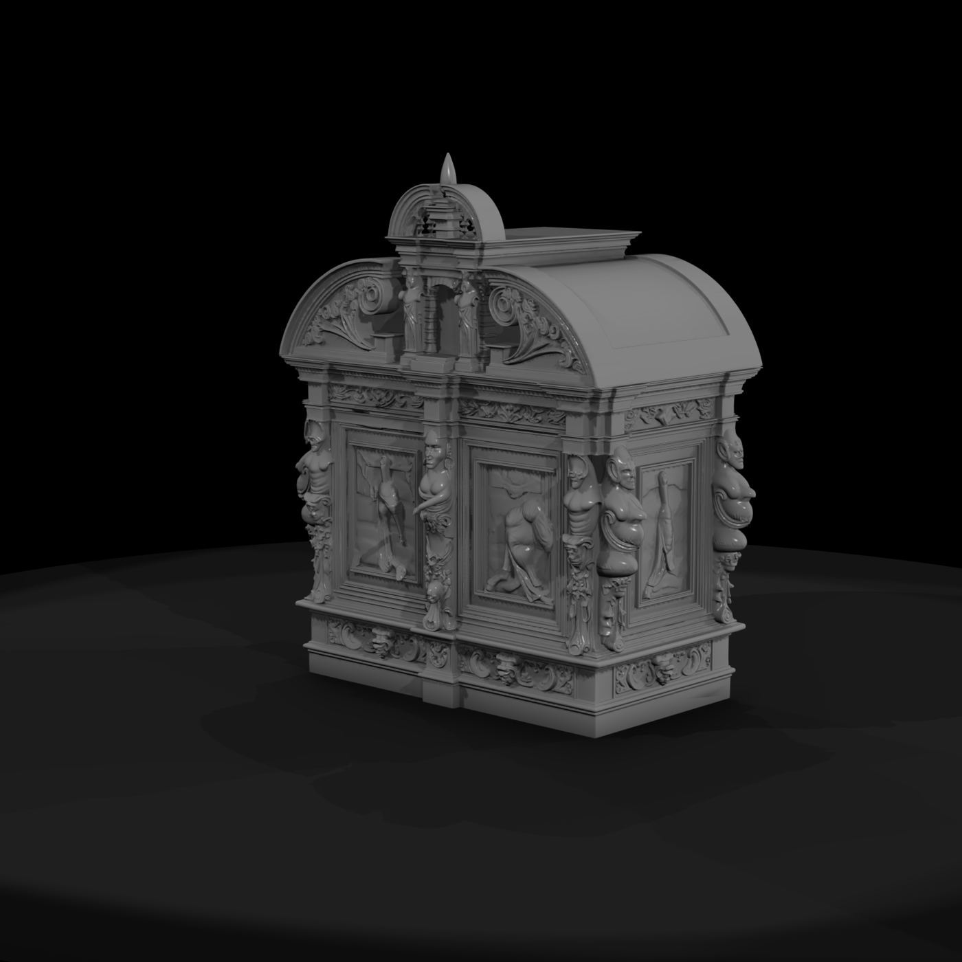 Baroque Carved Cabinet