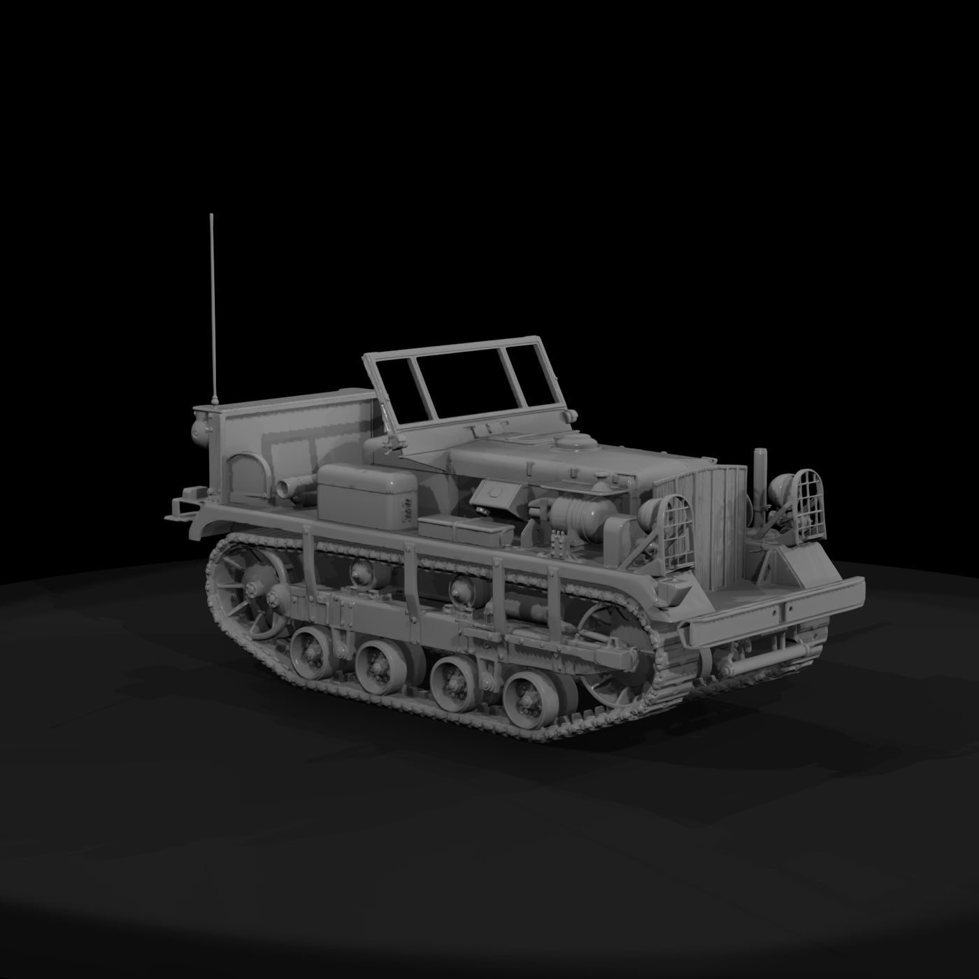20260612-green-military-half-track-204937070c