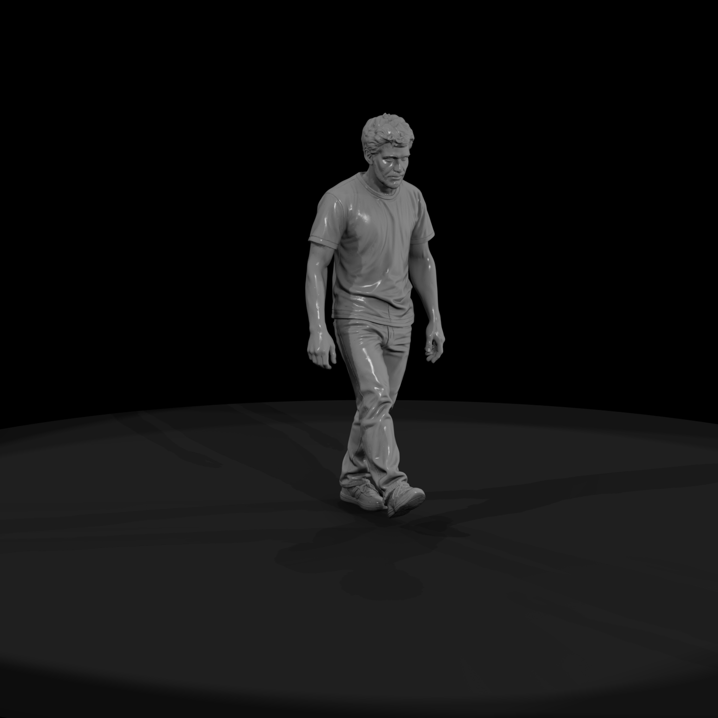 Young Man Playing Hacky Sack