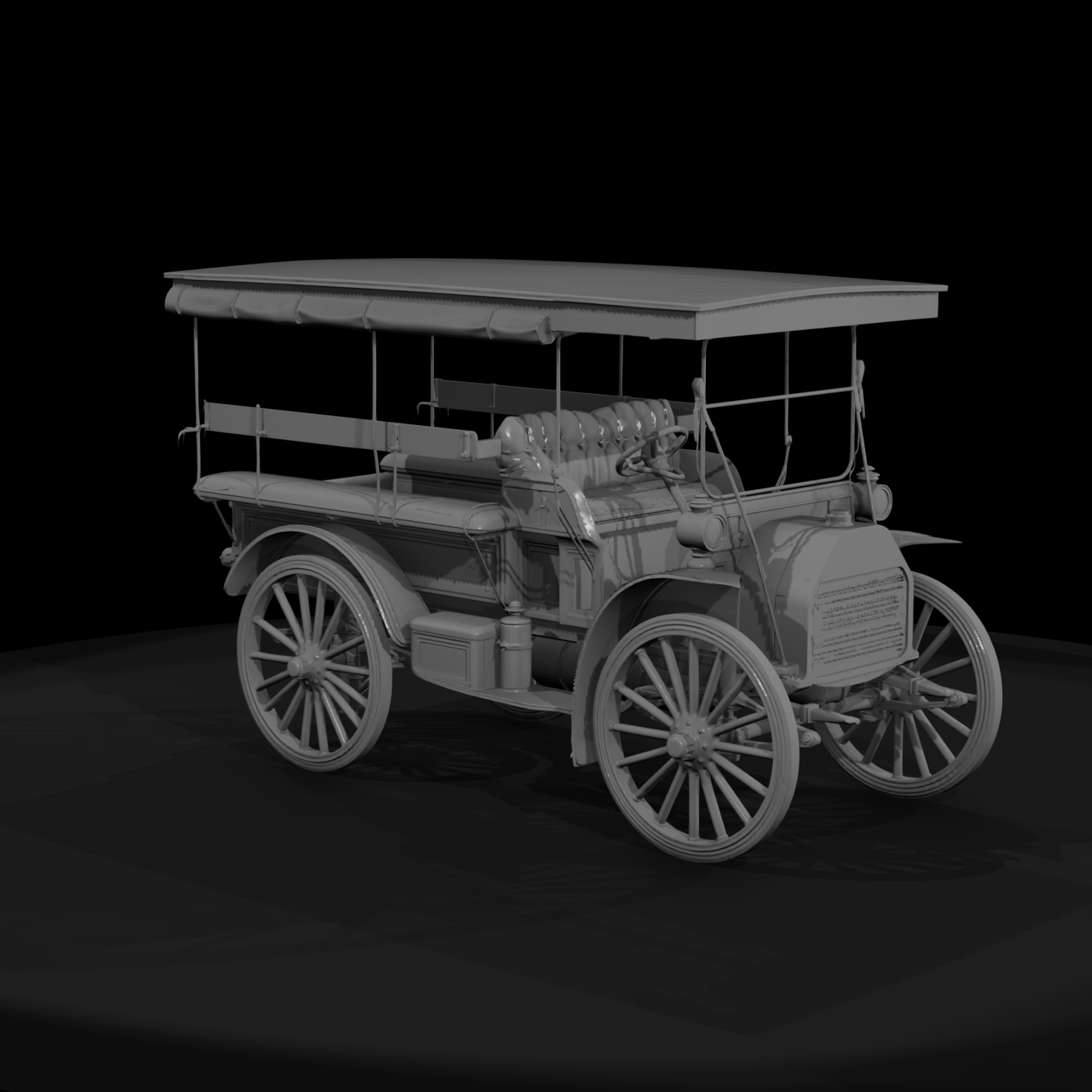 Vintage 1900s Touring Car