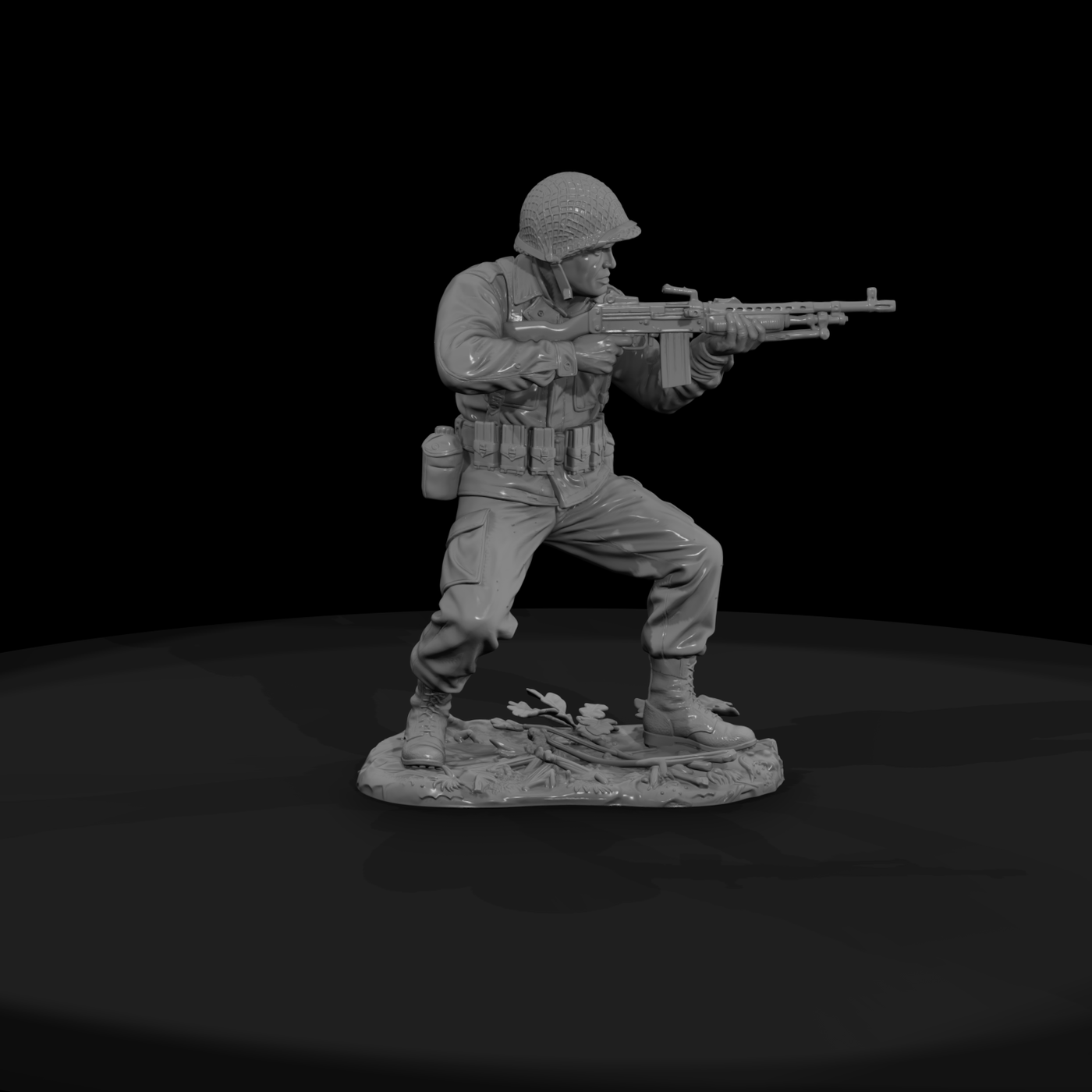 Ww2H 003 United States Army Bar Gunner