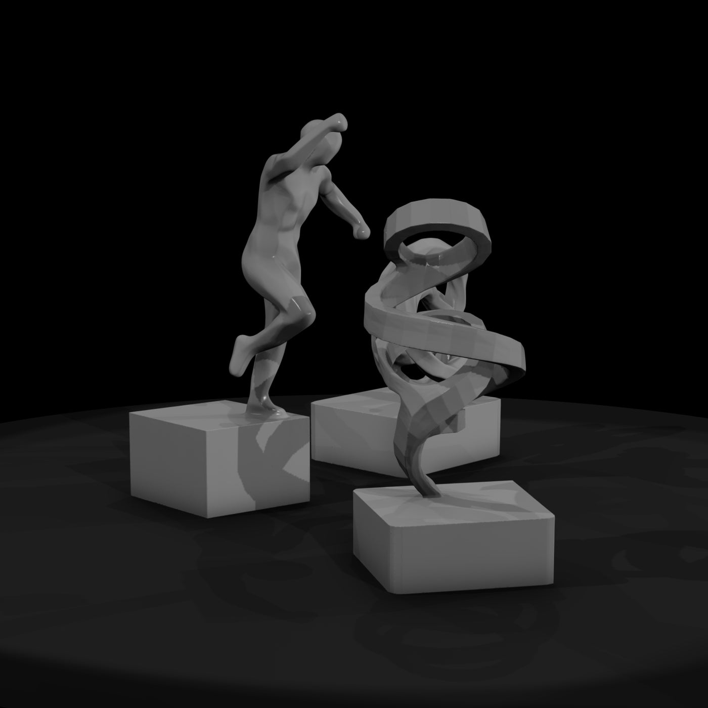 sculpture-display