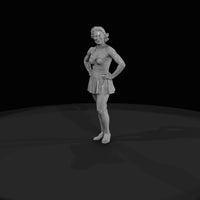 1950s-beach-goers-woman-in-swimsuit — thumbnail 4