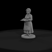Mrs. Claus with Tray of Cookies — thumbnail 3