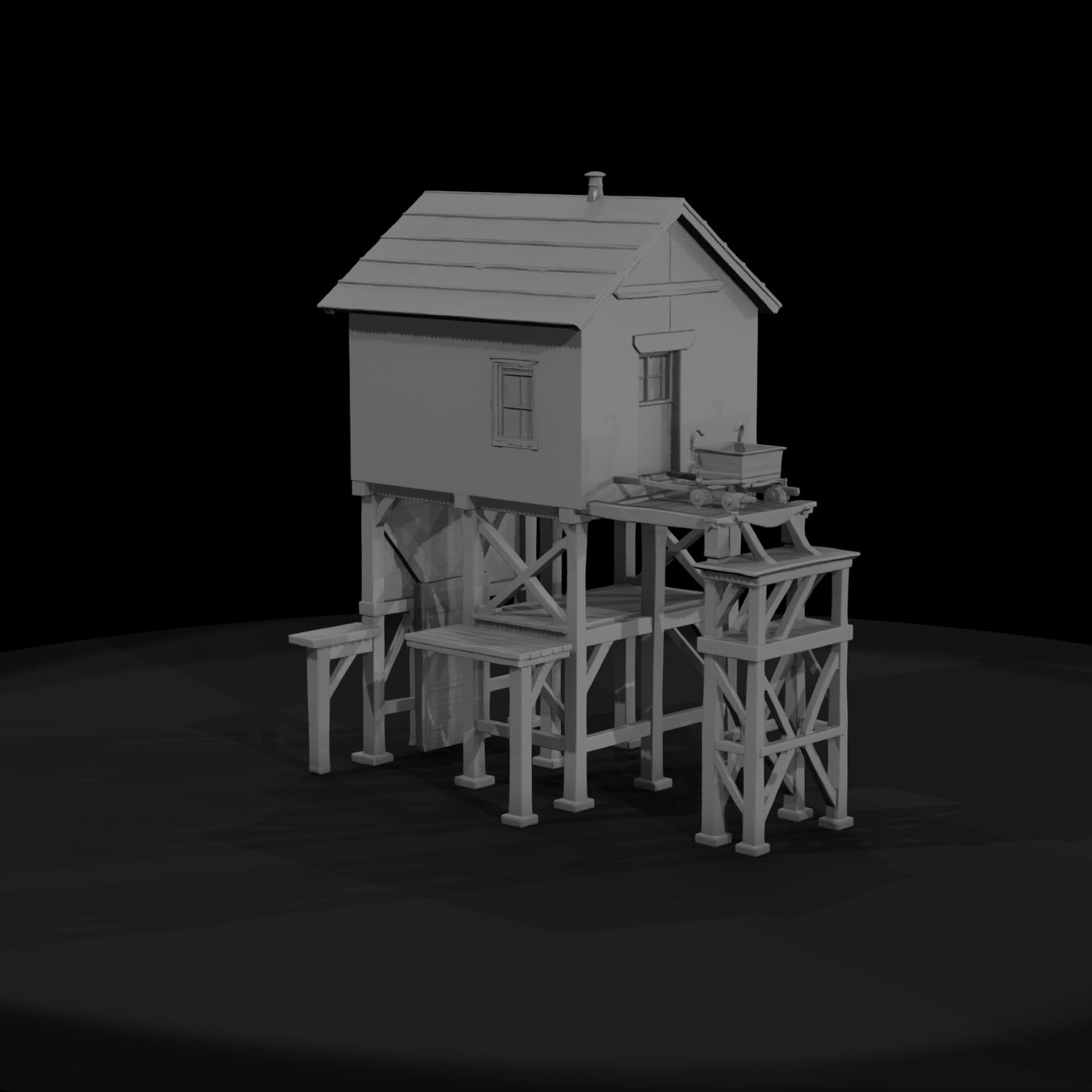 wooden-mining-shack-3d-model