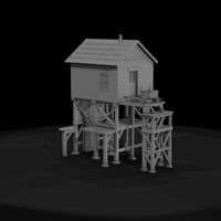 wooden-mining-shack-3d-model — thumbnail 4