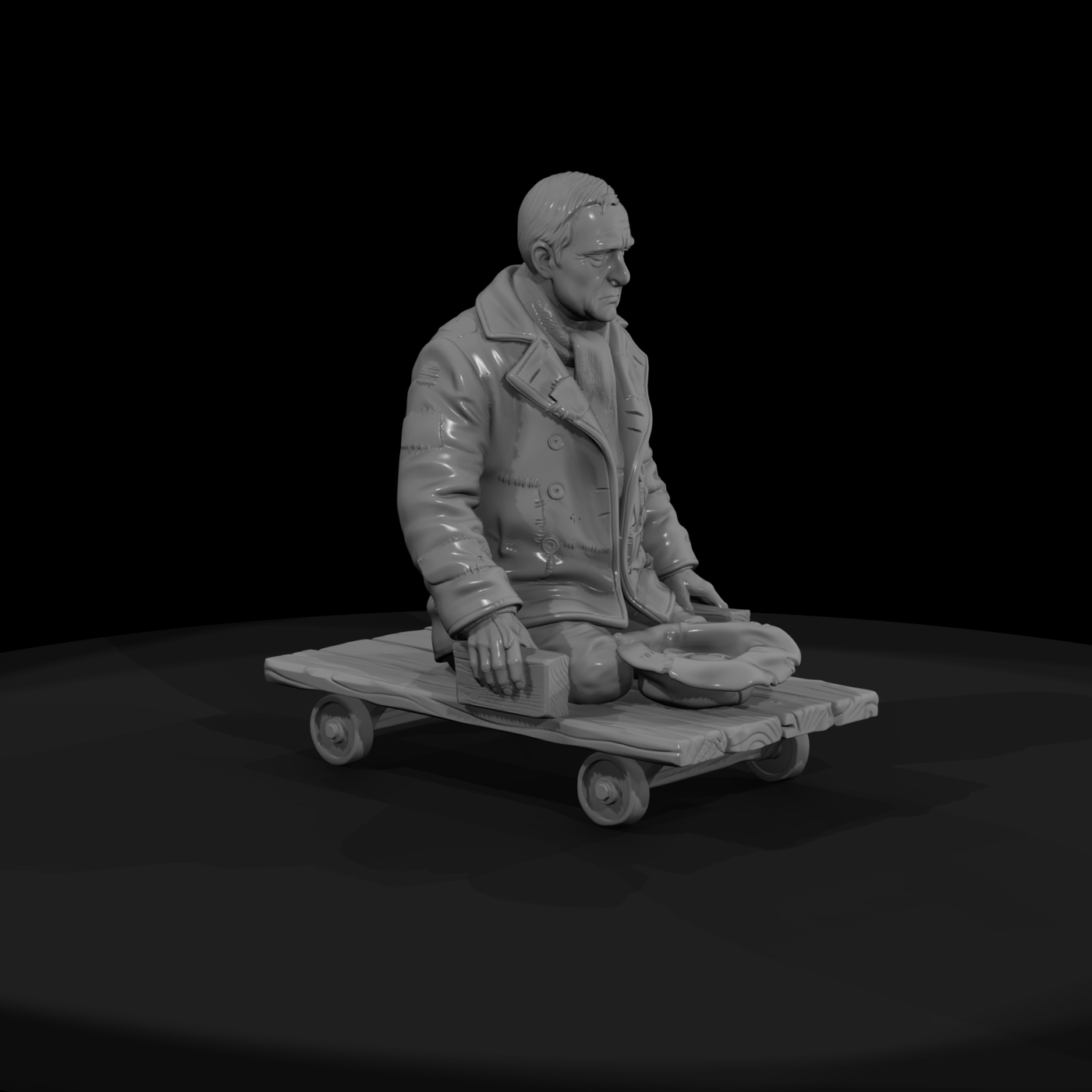 Vag 016 Victorian Legless Beggar