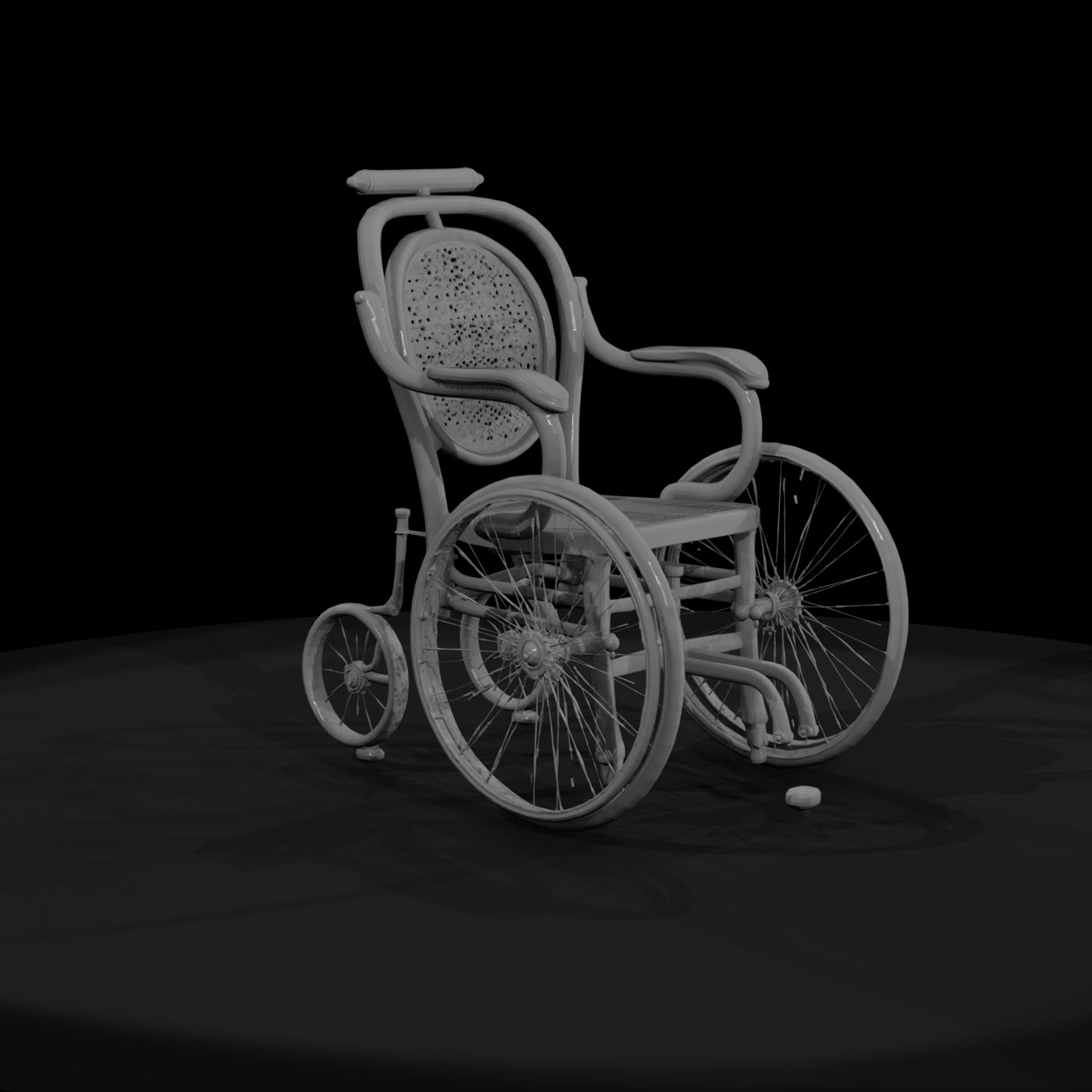 manual-wheelchair-3d-model