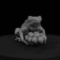 sculpted_3d_frog_with_egg_clutch_znvdpnwi — thumbnail 2