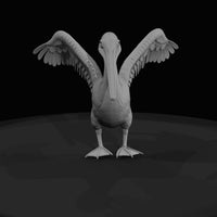 stylized-pelican-figurine-3d-model — thumbnail 2