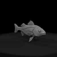 sculpted-sea-bass-miniature-for-dioramas-927053 — thumbnail 3