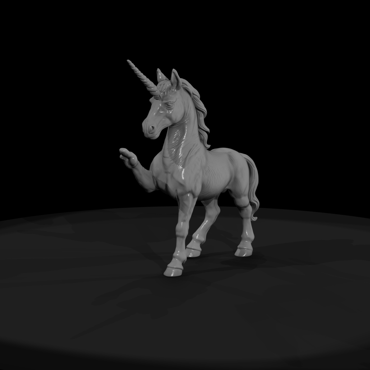 Myth 0491 Mythology Unicorn Miniature Figure