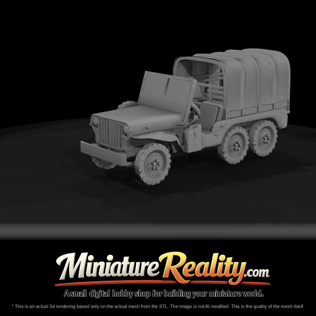 WWII Willys 6x6 Cargo Truck