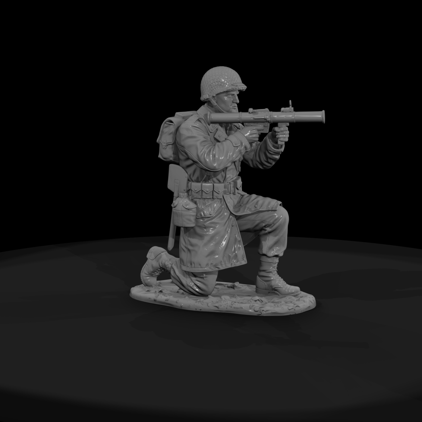 Ww2H 009 United States Army Bazooka Gunner