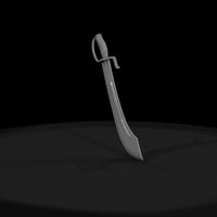 stylized-pirate-cutlass-diorama-prop-723353 — thumbnail 3