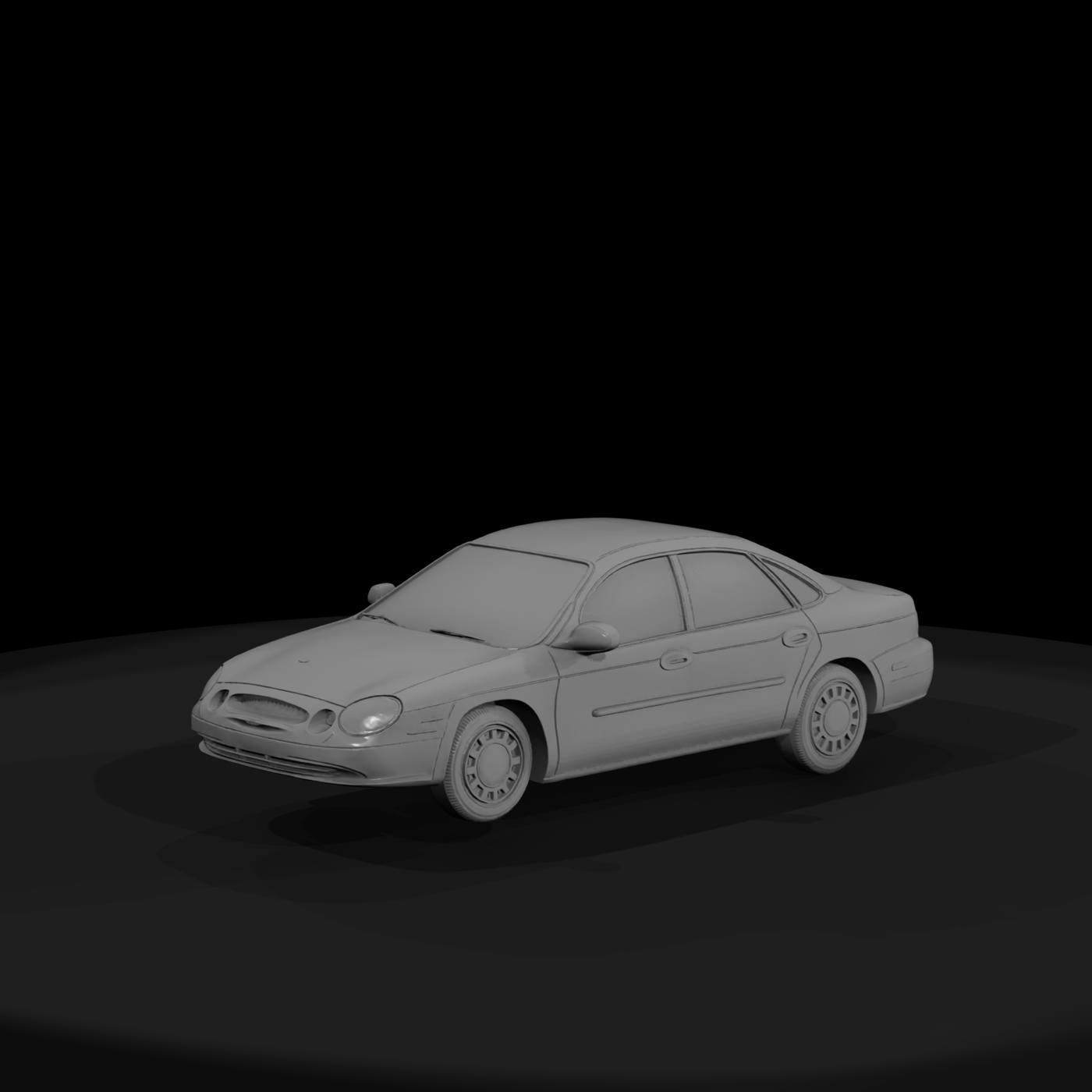 Classic 4‑Door Sedan & Railroads