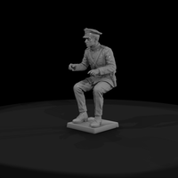 1920s Police Officer at the Wheel — thumbnail 3