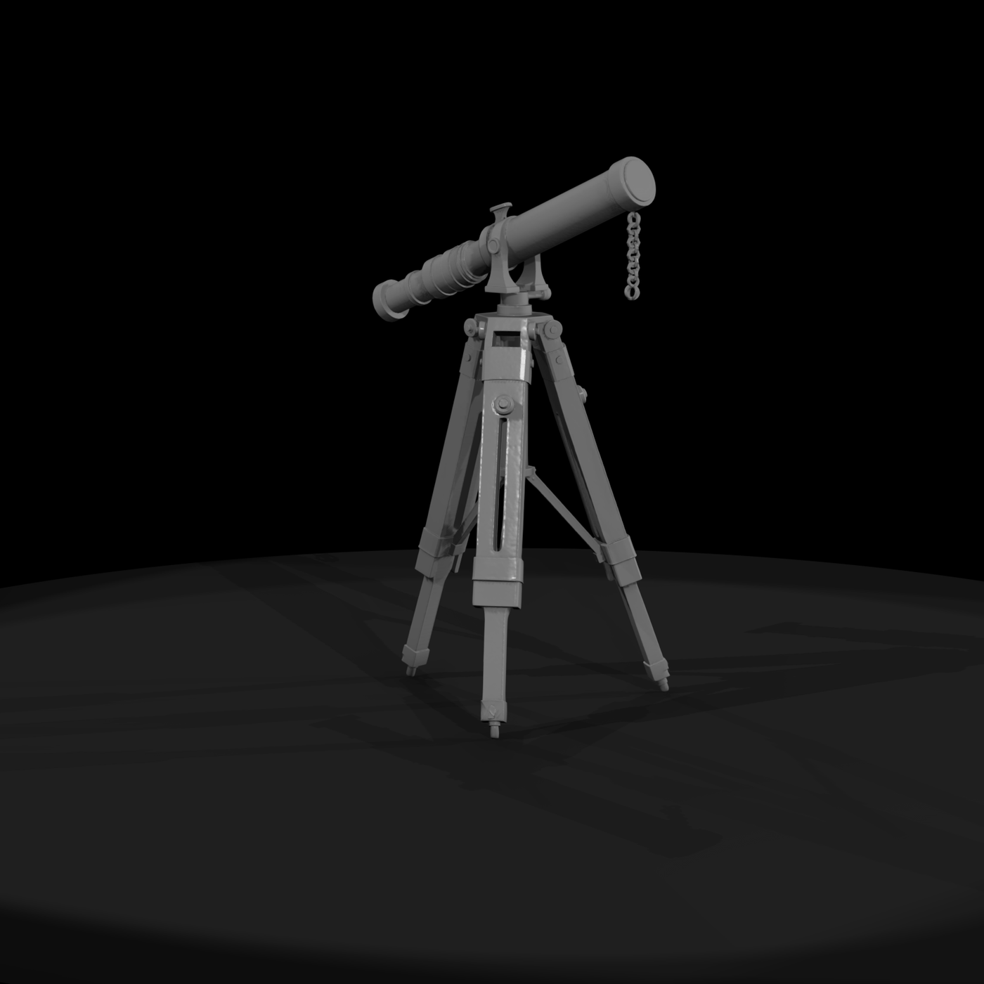 Vintage Tripod Telescope