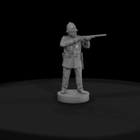 1880s Constable Aiming a Long Rifle — thumbnail 3