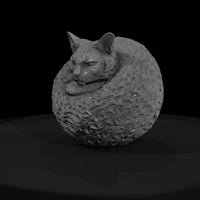 curled-cat-miniature-for-dioramas-212768 — thumbnail 3