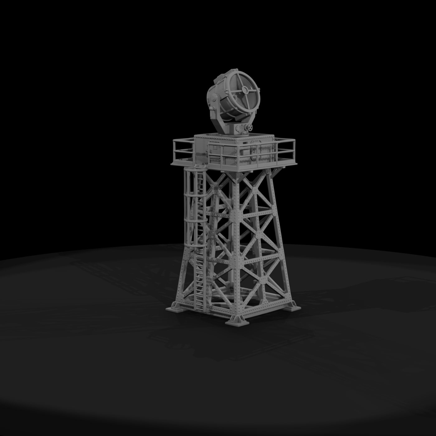 Mil 137 Ww2 England Searchlight Tower