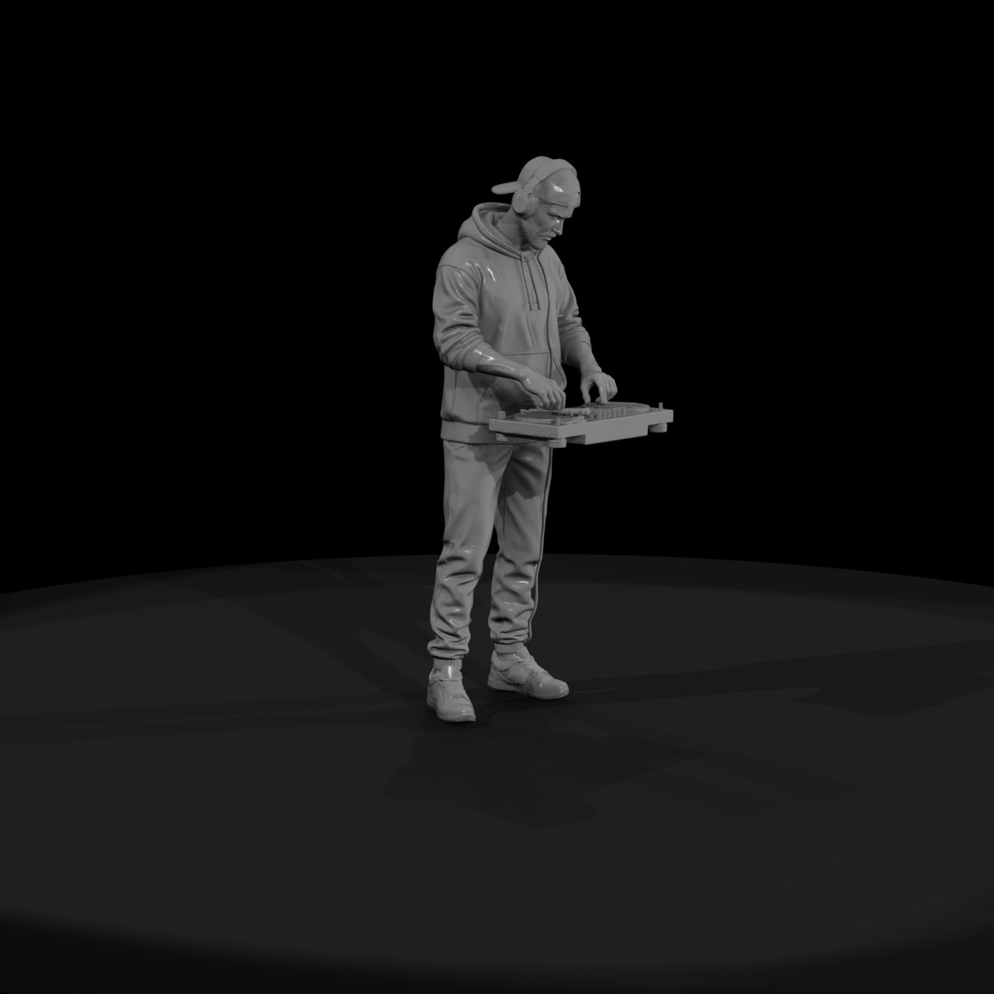 0193 Musician Dj Turntable