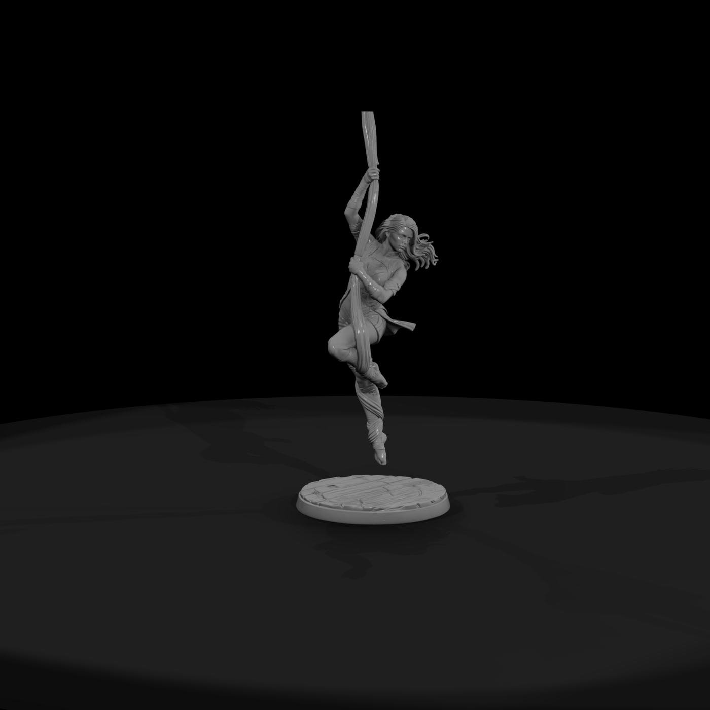 Poparc 0441 Aerial Silk Performer Alternate Pose