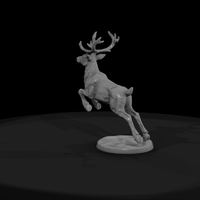 Leaping Reindeer with Antlers — thumbnail 3