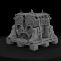 twin-v8-engine-on-pallet-industrial-miniature-668521 — thumbnail 3