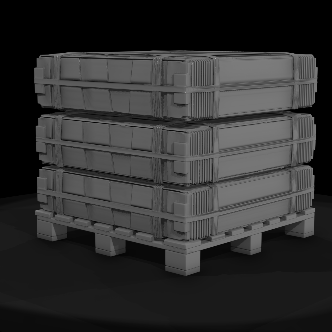 Palletized Roof Shingle Bundles on Pallet