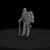 1920-40s-hobos-hobo-with-backpack-stl-model — thumbnail 2