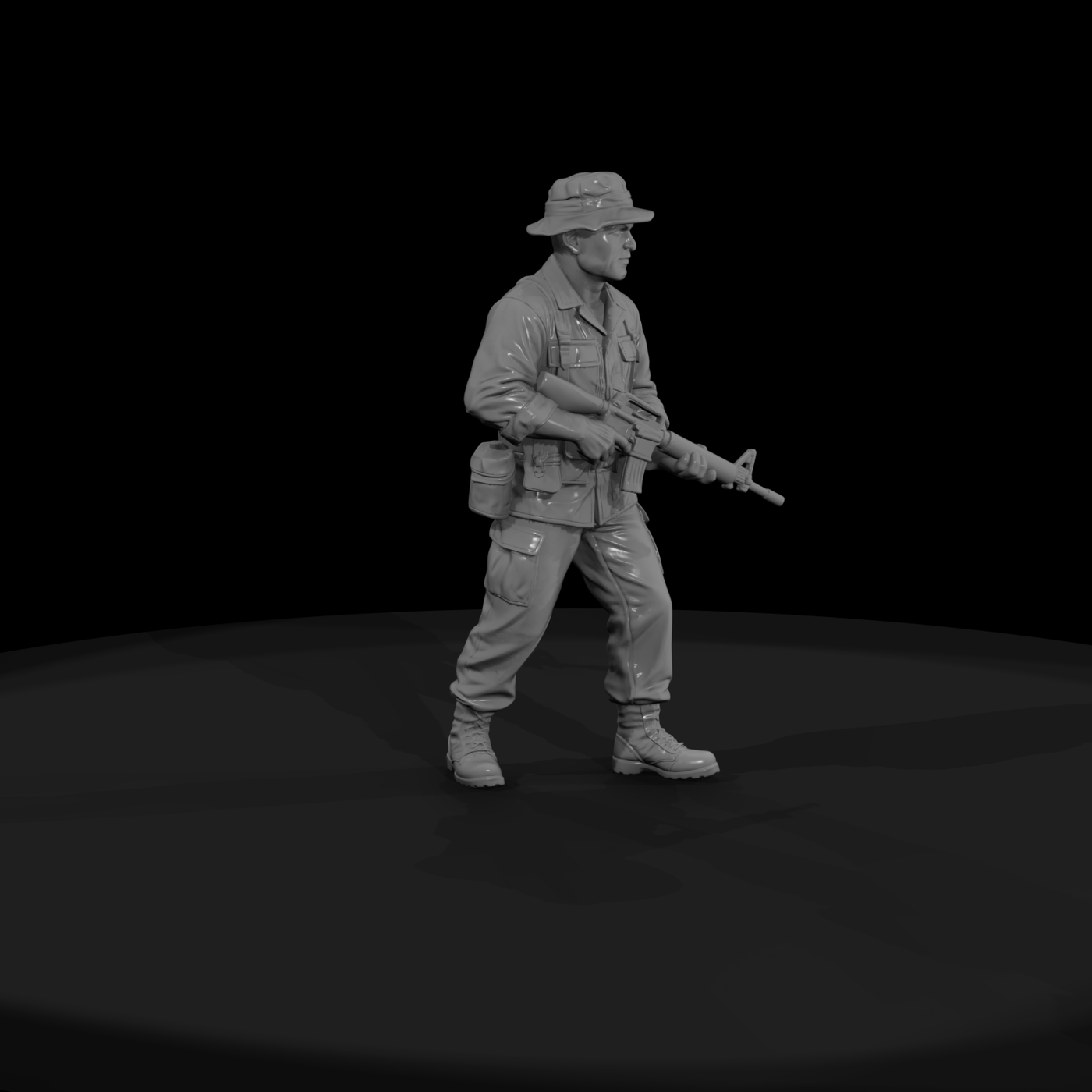 Vn Army 052 Vietnam U S Army Scout Figure