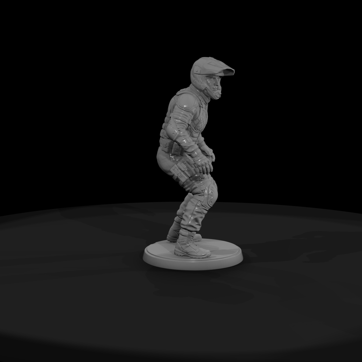 Stunt Performer in Padded Suit