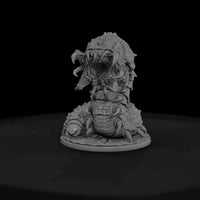 stylized-spiked-giant-predatory-worm-3d-miniature — thumbnail 2